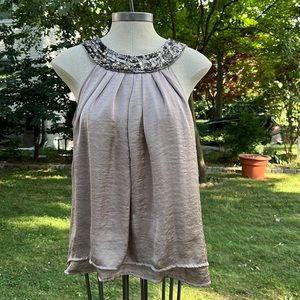 Beaded around the neck top